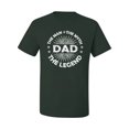 thumbnail image 2 of Wild Bobby,Dad Man Myth Legend Funny Dad Uncle Papa Granpa Dad Gift, Father's Day, Men Graphic Tees, Forest Green, Small, 2 of 3
