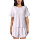 thumbnail image 1 of Fotbe Kawaii Cat Paw Conjunto de Pijama Estampado para Mujer, 2 Piezas, Ropa de Dormir con Camiseta de Manga Corta y Shorts Suaves-Small, 1 of 6