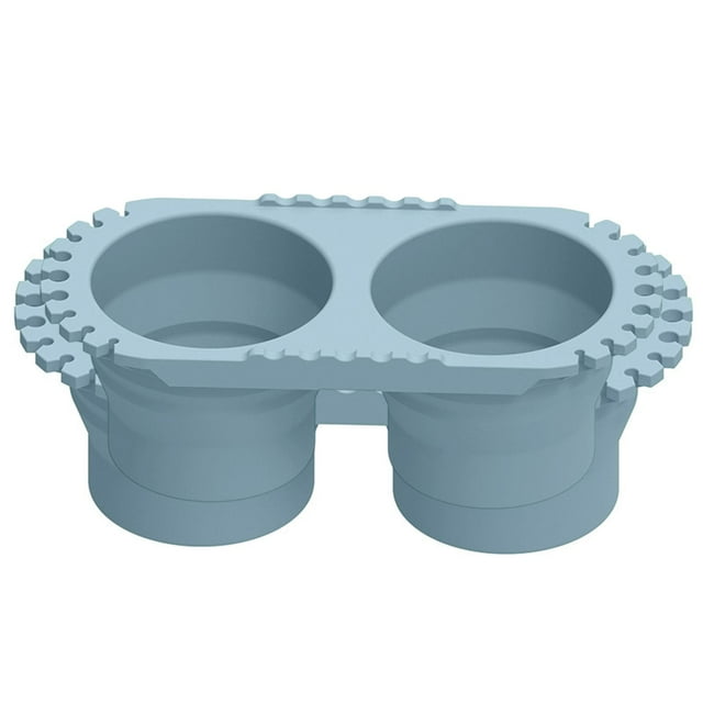 Limpiador de pinceles plegable, recipiente para limpieza, soporte para pinceles, lavadora de pinceles Azul