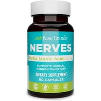 Basic Brands Alpha Lipoic Acid, Antioxidant Supplement, Supports Nerve Health, 60 Count