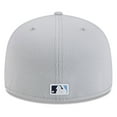 thumbnail image 4 of Men's New Era Gray Tampa Bay Rays 2025 MLB Clubhouse 59FIFTY Fitted Hat, 4 of 6