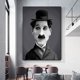 thumbnail image 2 of Lienzo para pared, póster, anime de Charlie Chaplin, 40 x 60 cm, 2 of 2