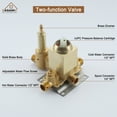 thumbnail image 4 of CASAINC 2-Function 10 in.Wall-Mounted Shower System in Brushed Gold, 4 of 10