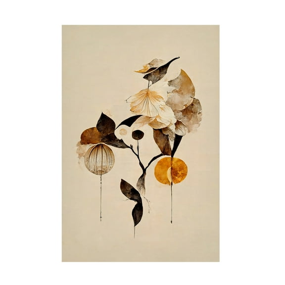 Canvas Wall Art - Treechild 'La FragilitAu' Wall Art for Living Room, Bedroom, or Office D?cor by Trademark Fine Art - 12 x 19 Inches