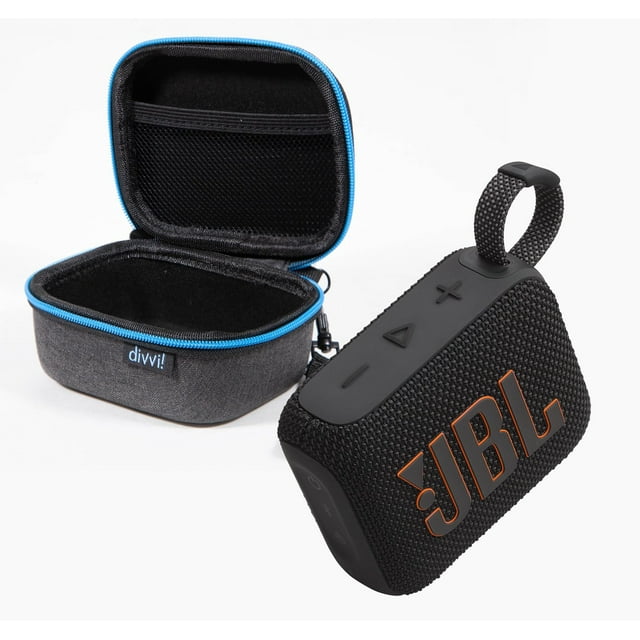Altavoz Bluetooth JBL GO 4 portátil con funda protectora negra