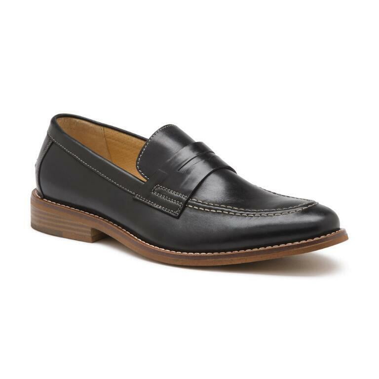 bass black dress shoes