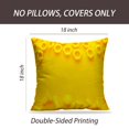 thumbnail image 2 of LALILO Throw Pillow Covers And Nuts Yellow Yellow Building Cushion Cover 18" x 18", 2 Pack, 2 of 6