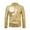 Gold, variant on Leather Jacket Men Sevevn Men's Metallic Jacket 70s Disco Party Varsity Zip-Up Bomber Jacket