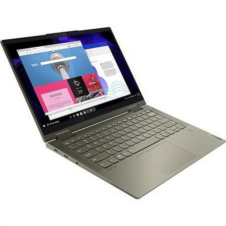 Lenovo - Yoga 7i 2-in-1 14" Touch Screen Laptop - Intel Evo Platform Core i5 - 12GB Memory - 512GB Solid State Drive - Dark Moss