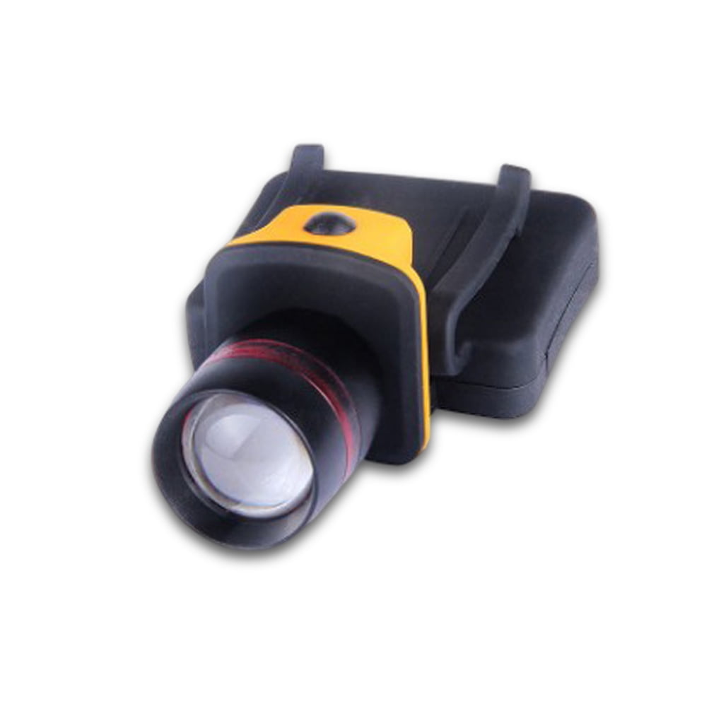 Hat Clipon Headlamp High Bright Dimmable Head Torch Fishing Hunting