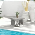 thumbnail image 2 of Wynston Outdoor Foldable Wicker/Rattan Side Table, 2 of 9
