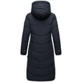 thumbnail image 3 of Marikoo Women's Knee-Length Quilted Winter Jacket with Hood - Benikoo, 3 of 7