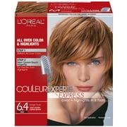 Angle View: L'Oreal Paris Couleur Experte Hair Color + Hair Highlights, Light Golden Copper - Brown Ginger Twist, 1 kit