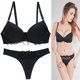 thumbnail image 1 of Traje de sujetador de encaje sexy europeo y americano de talla grande, ropa interior de mujer francesa, traje de sujetador, 1 of 6