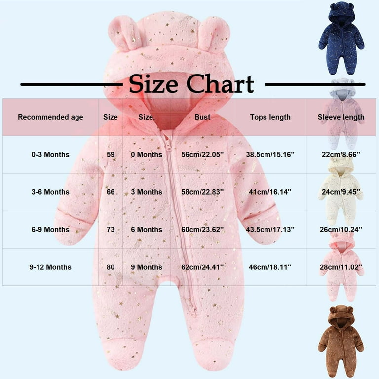 WYTbaby Baby overall winter fleece warm sneeuwpak baby romper met