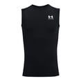 thumbnail image 1 of Camiseta Under Armour HeatGear Armour sin mangas para niños, color negro, 1 of 2
