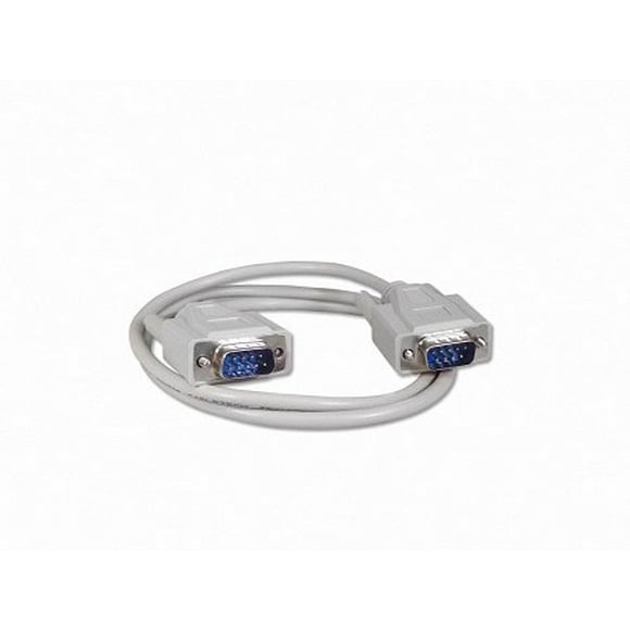 Your Cable Store 3 Foot DB9 9 Pin Serial Port Cable Male/Male RS232
