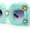 Mint - Black, variant on Super Funky Masquerade Fur Jewel Brooch Octagon Plastic Sunglasses Pink - Brown