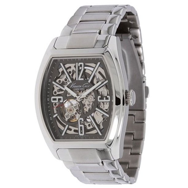 Cole KC9033 Men's Skeleton Dial Stainless Steel Automatic