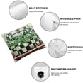 thumbnail image 4 of Nawypu Spring Summer Pillow Covers Set of 2, Green Eucalyptus Leaves Black Buffalo Plaid Check Truck Throw Pillows Cases, Modern Farmhouse Cushion Covers for Home Sofa Couch Decorations, 4 of 6