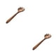 thumbnail image 4 of Wosthever Marrón hermosa textura utensilios de cocina de cocineros caseros cucharas de para cocinar elija Lo Mein Scoop primicia lo mein 2Conjunto, 4 of 6