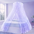 thumbnail image 2 of USB Powered Curtain LED String Lights With Hooks&Remote Control, 8 Lighting Modes Fairy Light For Bedroom Curtains Garland Xmas Party Valentine's Day Decor, 2 of 5