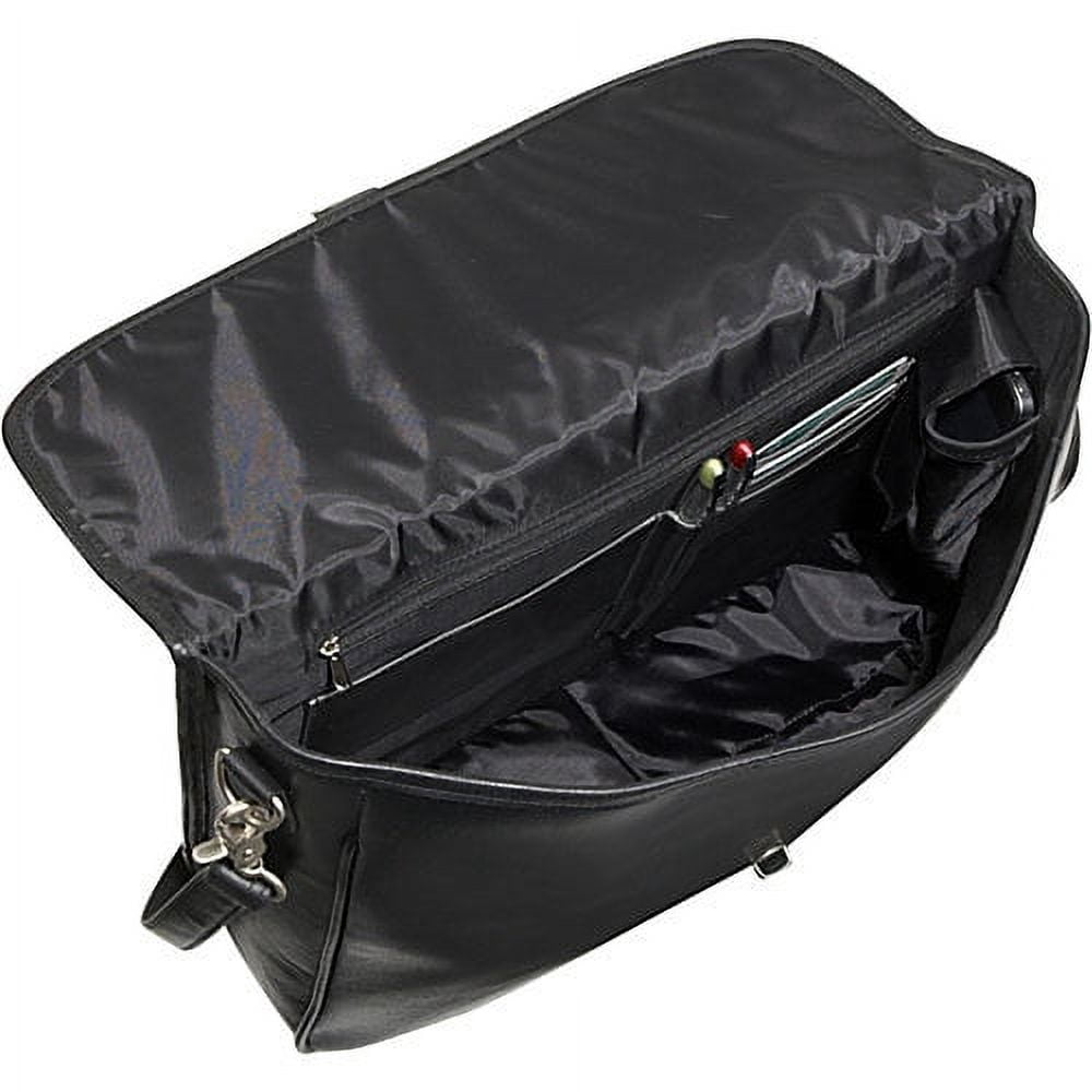 Amerileather 2495-0 Montana Leather Executive Briefcase, Black