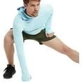 thumbnail image 6 of MIER Men's Sun Protection Hoodie Long Sleeve Workout UV Shirts, 6 of 7