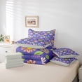 thumbnail image 6 of jejeloiu Cute Cartoon Floral 7-Piece Twin Bedding Sets,Kawaii Daisy Blossom Bedding Comforter Set,Colorful Flower Sheet Sets For Girls,Ultra Soft Home Decor Reversible, 6 of 8