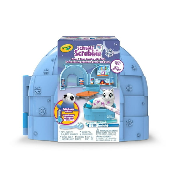 Scribble Scrubbie Pets Arctic Igloo
