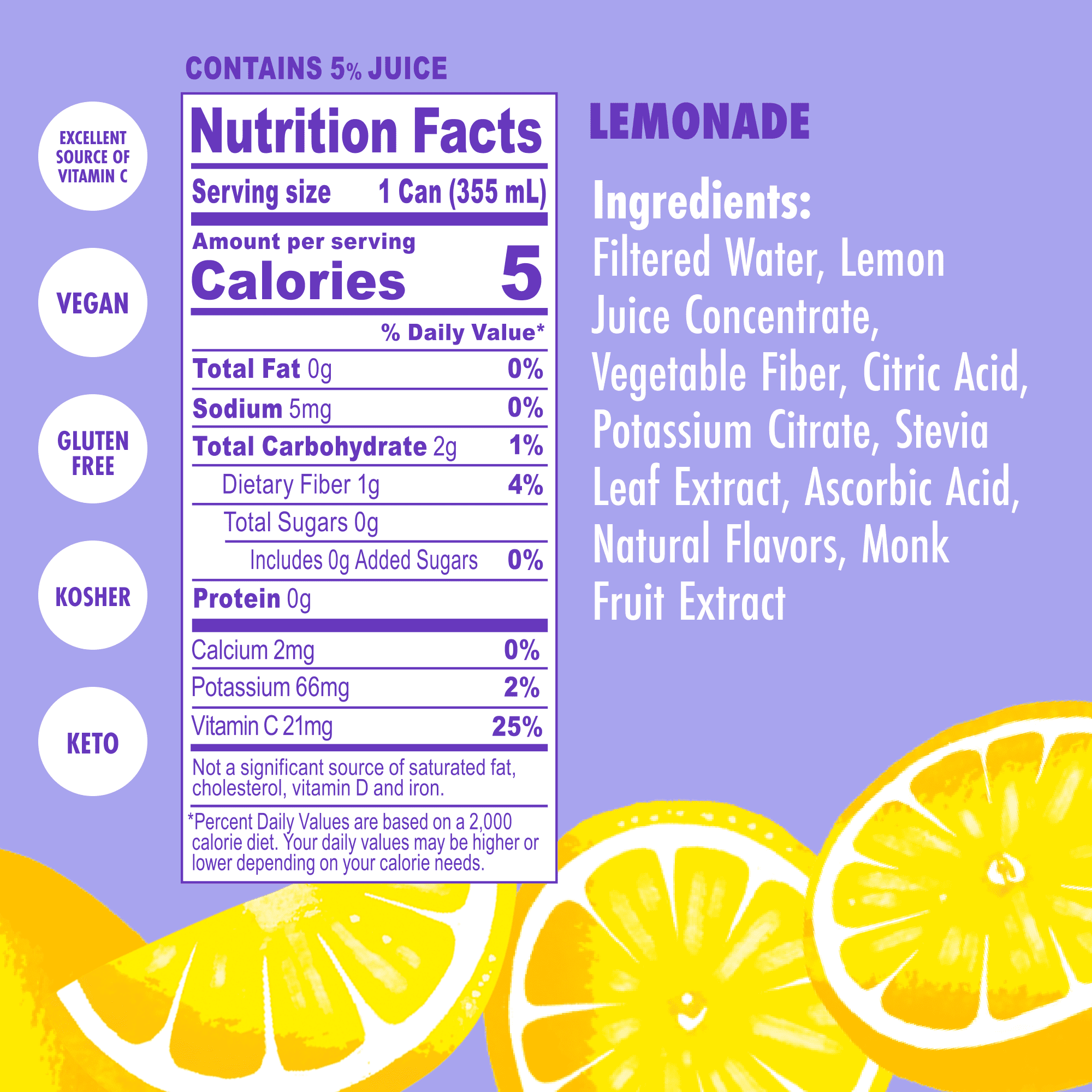 Swoon Classic Lemonade - Case of 12 - 12 fl oz