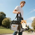 thumbnail image 4 of Portable Pet for Cats and Dogs with Mesh Ventilation Windows and Padding for Secure Travel, 4 of 5