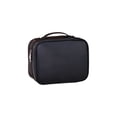 thumbnail image 2 of Bolsa De Almacenamiento De Cosméticos De Pu Neceser de poliuretano de gran capacidad con compartimentos organizadores y asa para brochas de maquillaje de viaje (negro,1 unidad) Rkxzt, 2 of 9