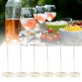 thumbnail image 1 of Table Number Holders, 15PCS Place Card Holders, Iron Wire Picture Photo Holders Stand, Small Table Card Holders, 22cm Heart Shaped Table Sign Holders for Wedding, Party, Birthday, 1 of 7