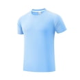 thumbnail image 5 of Cmfcve Workout T Shirt for Men Quick Dry Athletic Compression Summer Tee Breathable Crew Neck Gym Tops Oversized Basic Short Sleeve Tops, 5 of 9