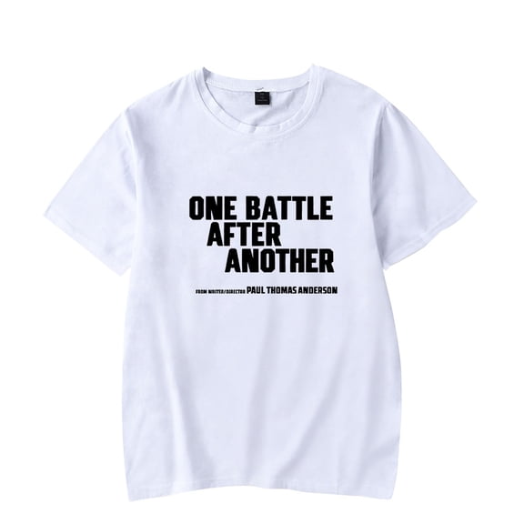 One Battle After Another Merch T-shirt Summer Unisex 2026 Short-sleeved Casual Design Tee