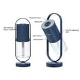 thumbnail image 2 of Hgallory Mini USB Humidifier 360 Degree Rotating Atomizer, 200ml Water Tank 500mAh 40ml/h Spray Volume Portable Humidifiers for Bedroom with LED Projection Lamp, 1PC, Light Blue, 8.4"x2.4"x2.4", 2 of 8