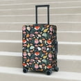 thumbnail image 4 of Salouo Autumn Fox Owl Pattern Travel Dust-proof Suitcase Cover, Softside Suitcase Protector Luggage Cover Protector for 18-32inch ,Not Included Suitcase, 4 of 8