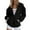 Black, variant on Womens Oversized Hoodies Plus Size Zip Up Women Hoodies Zipper V-Neck Pullover Tops Long Sleeve Hooded Blouse Sweatshirt