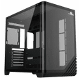 thumbnail image 4 of Iceberg Crystal Wave L ATX Tower Gaming PC Case Full-View Panoramic Curved Tempered Glass Includes Seven (7) aRGB Fans (Negro), 4 of 8
