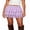 Purple, variant on Women's Layered Ruffle Mini Skirt Summer Lace Patchwork Cake Skirt Going Out Party Club Wear