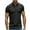 Black, variant on Wyobmus Denim Shirt for Men Stretchy Turndown Collar Short Sleeve Shirt Outdoors Button Up Casual Blouse Tops Black