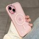 thumbnail image 4 of Funda magnética a prueba de golpes para iPhone, carcasa trasera dura de color rosa para iPhone 15, 14, 13, 12, 11 Pro Max, 15 Plus, 4 of 5