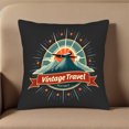 thumbnail image 5 of Vintage Travel Throw Pillow Covers Set of 2 - 18x18in Square Cushion Cases with Classic Airplane & Mountain Design for Couch Bed Car Decor, 5 of 8