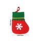 thumbnail image 3 of Juego de cuchillos y tenedores de tela de fieltro para fiestas Fiudx Adornos navideños Mini árbol de Navidad, 3 of 6