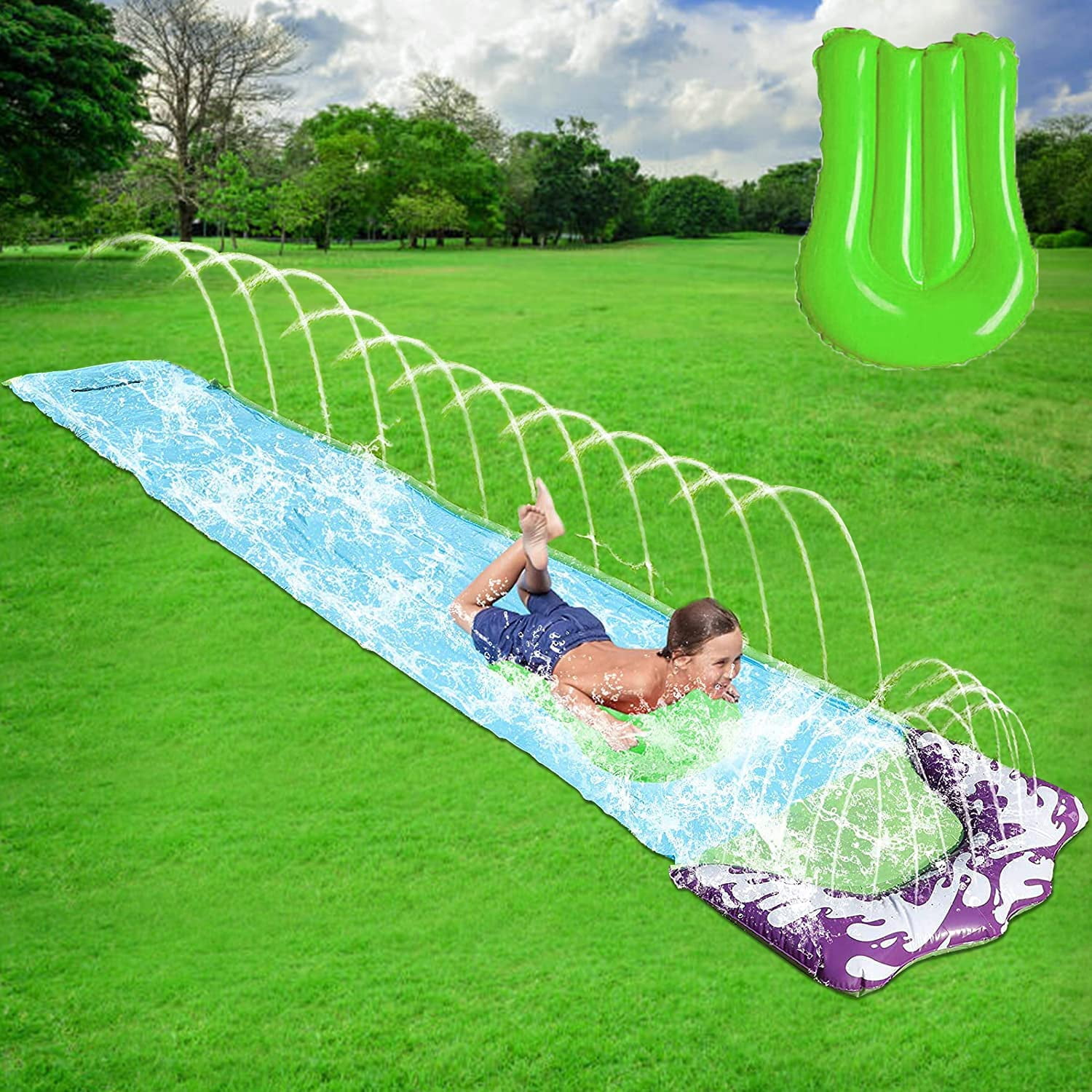Terra Racer Water Slide Inflatable Sprinkler For Kids And Adults Big