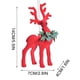thumbnail image 3 of Christmas Flocking Wreath Cute Scene Solar Decorative Pendant, 3 of 6
