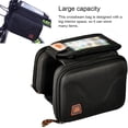 thumbnail image 3 of Toystoory Bolsa de teléfono con pantalla táctil para bicicleta, bolsas de travesaño a prueba de golpes, herramientas impermeables, accesorios Ciclismo Negro, 3 of 6