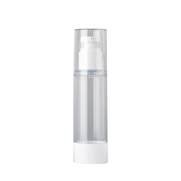 Xihbxyly Botellas con Bomba Transparentes, Envases Versátiles de 15 Ml, 30 Ml y 50 Ml, Diseño a Prueba de Fugas para Viajes, Ideales para Lociones, Perfumes y Bases de Maquillaje, Perfectas para Quie