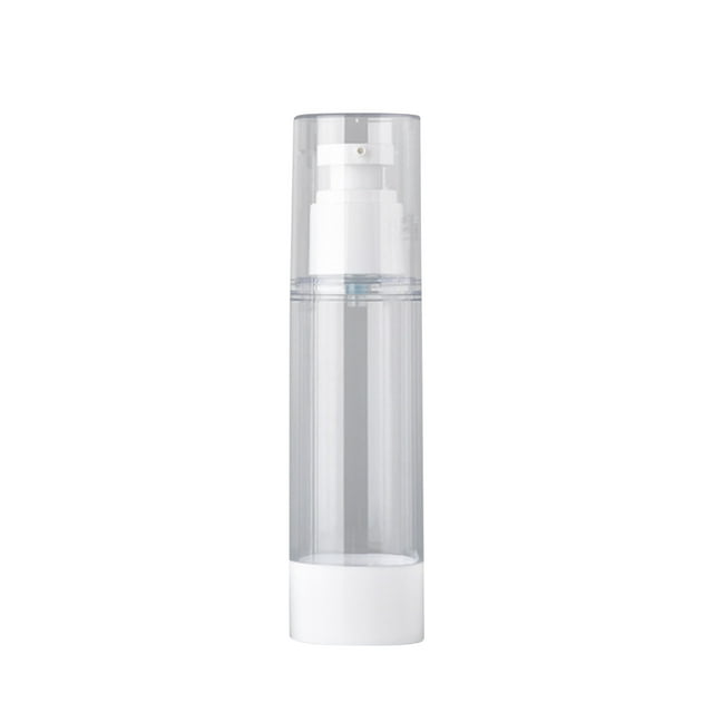 Fiudx Botella Transparente, Loción Dosificadora Al Vacío, Envase Hermético, Frasco de Plástico Reutilizable, Base de Maquillaje Casera, Regalo para Amantes de La Belleza, Solución Ecológica